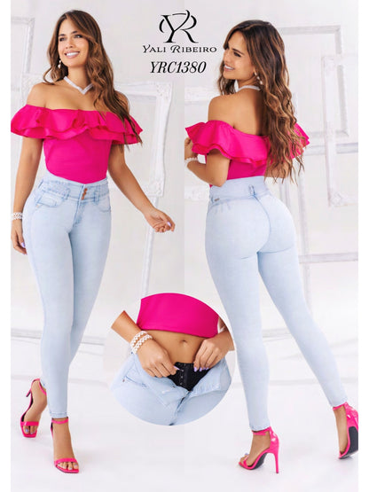 JEANS CON FAJA YRC1380