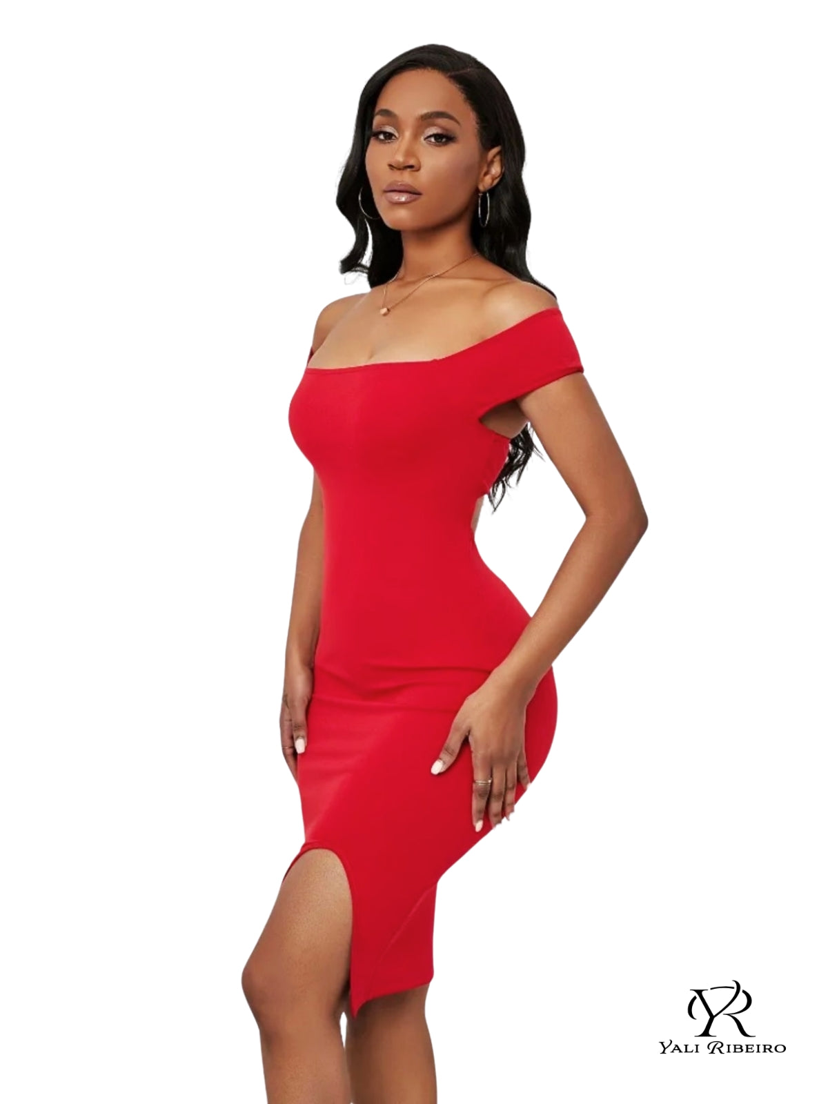 VESTIDO CASUAL ROJO YRV0028