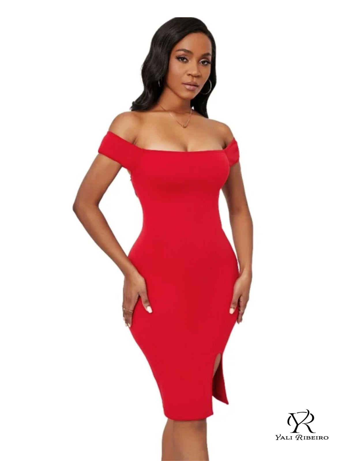 VESTIDO CASUAL ROJO YRV0028